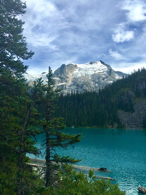 Joffre Lakes, BC Middle Lake Joffre Lake, Mount Rainier, British Columbia, Columbia, Road Trip, Lake, In This Moment, Natural Landmarks, Photography