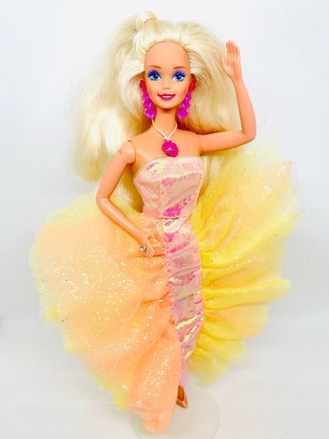 1992 Crystal Barbie Fashion Crystal Barbie, Crystal Fashion, Barbie Fashion, Barbie Doll, Stunning Dresses, Clean Up, Barbie Dolls, Amazing Things, The Amazing