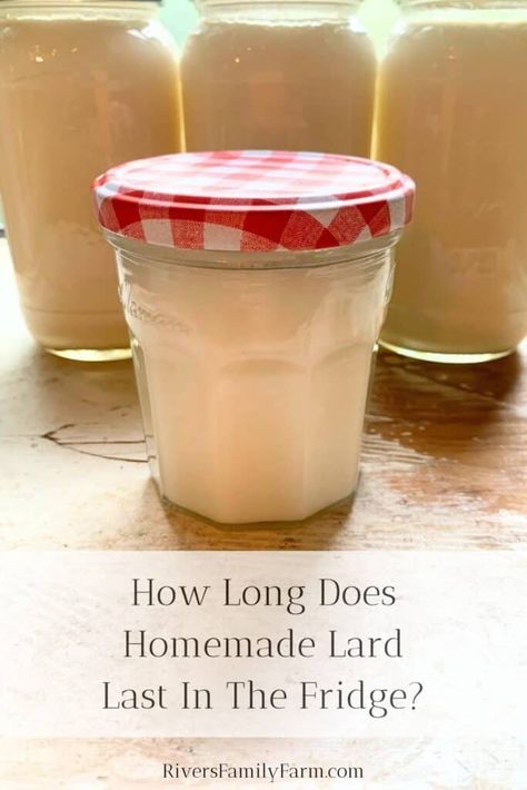 Lard Lotion, Homemade Lard, Natural Skincare Recipes, Nourishing Traditions, Homegrown Food, Farm Fresh Recipes, Toxic Cleaning Products, Expiration Date, Fridge Freezer