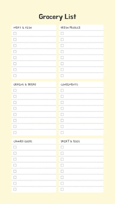 Do you know the feeling of standing in the supermarket and forgetting what you actually wanted to buy? Our PDF shopping list template is the solution to this problem. With their help, you can keep track of your purchases and shop stress-free and efficiently. #groceryshopping #grocery #shopping #lists #recepie Shopping List Template, Planner Organiser, Daily Plan, List Template, Shopping Lists, Grocery List, Grocery Lists, Grocery Shopping, Daily Planner