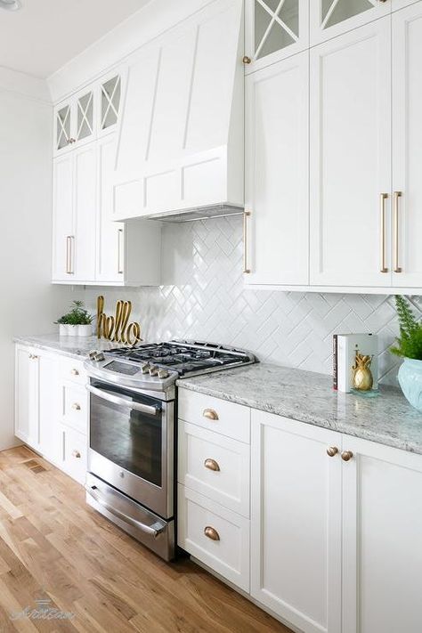 White kitchen pantry cabinet