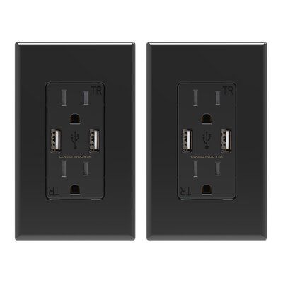 Tropical Kitchen, Usb Outlet, Electronic Recycling, Wall Outlets, House Projects, Commercial Lighting, Electrical Outlets, Electronic Devices, Wall Charger