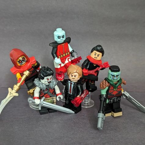 Lego Justice League, Lego Wonder Woman, Lego Dnd, Lego Medieval, Custom Minifigures, Justice League Dark, Lego Inspiration, Lego Custom Minifigures, Red Words