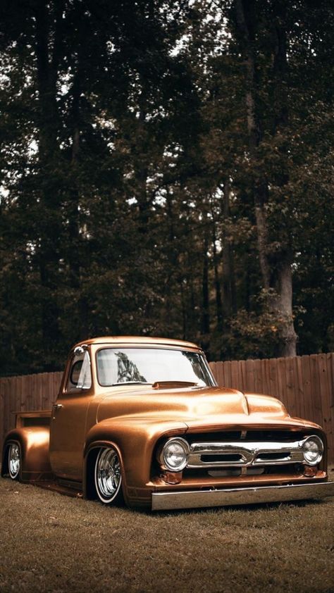 Ford Truck Wallpaper, Truck Wallpaper Iphone, Truck Wallpaper, Hot Rod Pickup, 72 Chevy Truck, Car Throttle, Lowrider Trucks, Lowered Trucks, Old Ford Trucks