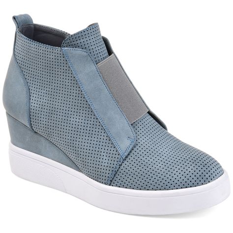 Wedge Sneakers Style, Womens Wedge Sneakers, Sneaker Displays, Sneakers Dress, Athleisure Women, Womens Pumps, Womens Tennis, Athleisure Fashion, Women Sneakers