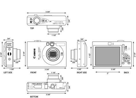 Orthographic drawing without section, title and scale or drawing Orthographic Object Drawing, Orthographic Projection Of Objects, Orthographic Drawing Objects, Orthographic Projection, Camera Crafts, Orthographic Drawing, Geometric Shapes Drawing, Engineering Drawing, Structural Drawing