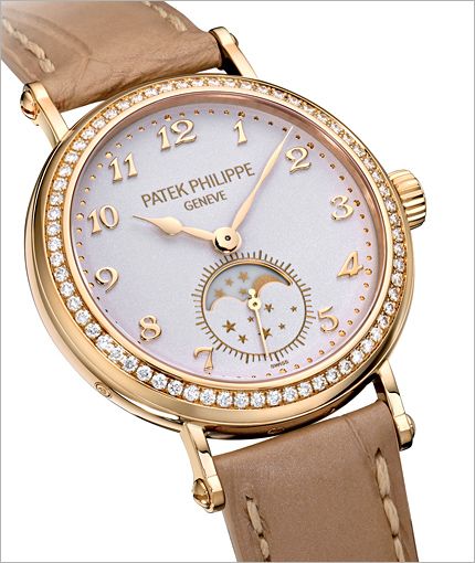 Patek Philippe Watches Comes Out with Calatrava Moon-Phase Watch Ref. 7121 Philip Patek Women, Philip Patek, Patek Philippe Women, Womens Designer Watches, Ruby Rings, Patek Philippe Watches, Swiss Army Watches, Invicta Watches, Womens Watches Luxury