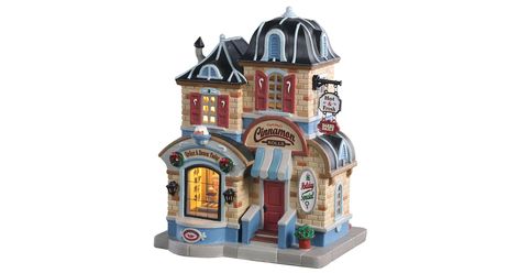 Cinnamon Roll Shop Light Building, Cinnamon Roll, Christmas Village, Cinnamon Rolls, The Window, Store Design, Baked Goods, Old World, Cinnamon