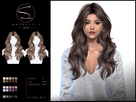 Sims 4 Long Hair Cc Alpha, Wavy Hair Sims 4 Cc, Sims 4 Long Hair Alpha, Sims 4 Cc Hair Female Long Wavy, Sims 4 Extra Long Hair Cc, Sims 4 Cc Hair Female The Sims Resource, Wavy Hairstyles Medium, Extra Long Hair, Bella Hair