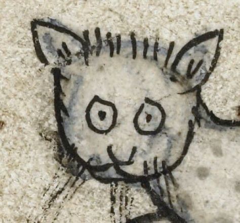 Medieval Cats, Medieval Animals, Funny Medieval, Medieval Memes, Medieval Drawings, Medieval Artwork, Illustrated Manuscript, Smelly Cat, Medieval Paintings