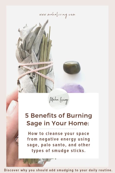 Benefits Of Saging Your House, Virginia Foraging, Smudge Your Home, Smudge Sticks Diy, Benefits Of Burning Sage, How To Smudge, Home Improvement Hacks, Bath Diy, Sage Bundles