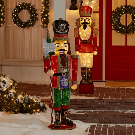 Outdoor Christmas Decorations - The Home Depot Outdoor Christmas Display Ideas, Best Outdoor Christmas Decorations, Christmas Pathway Lights, Christmas Lawn Decorations, Holiday Yard Decor, Xmas Decorations Outdoor, Inflatable Christmas Decorations, Solar Christmas Lights, Outside Christmas Decorations