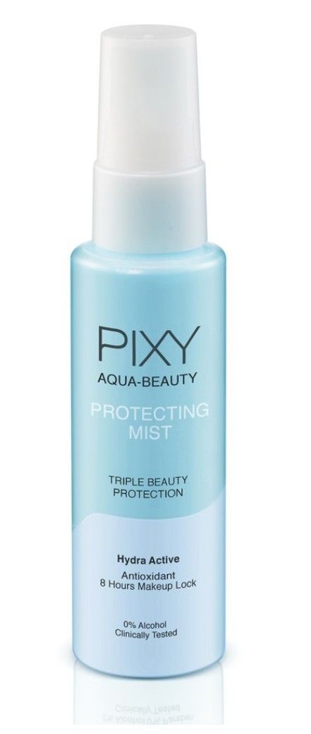 Pixy - Aqua Beauty Protecting Mist Face Mist, Mist, Shampoo Bottle, Indonesia, Makeup, Beauty, Make Up