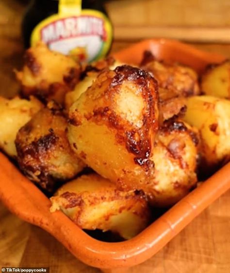 How to make roast potatoes... and why you've been doing it WRONG | Daily Mail Online Marmite Recipes, Making Roast Potatoes, Perfect Roast Potatoes, Perfect Roast, Tv Chefs, Vegan Side Dishes, Sprout Recipes, Roast Potatoes, Roast Dinner