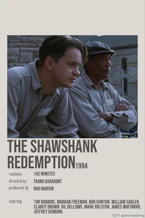 Poster of The Shawshank Redemption Shaw Shank Redemption Poster, Shaw Shank Redemption, Comforting Movies, Shawshank Redemption Poster, Shawshank Redemption Quotes, Redemption Quotes, James Whitmore, Netflix Hacks, Satyajit Ray