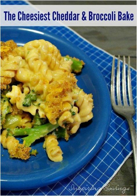 This Cheesy Cheddar Broccoli Bake is a great easy weeknight meal or side dish. Perfect for a family dinner or get together. No cream soups needed for this simple take on a classic recipe! You can use frozen broccoli florets instead of roasting fresh broccoli to make it even faster. #casseroles #broccoli #dinner Casserole Bake, Cream Soups, Cheddar Broccoli, Broccoli Bake, Festive Food, Baked Pasta Recipes, Baked Casserole, Frozen Broccoli, Broccoli Casserole