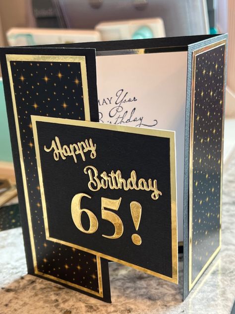 60th Birthday Cards For Men, Masculine Cards Handmade, Retirement Party Sign, 65th Birthday Cards, 80 Birthday, Happy Birthday Cards Handmade, Card Sketches Templates, Anniversaire Diy, Male Birthday