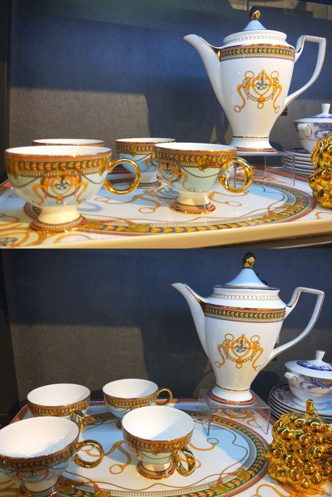 Porcelain tea set