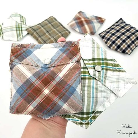 Memory Clothes, Shirts To Make, Drawer Sachets, Mens Shirt Refashion, Handmade Gifts For Him, Easy Handmade Gifts, Easy Handmade, Memory Shirts, Diy Father's Day Gifts