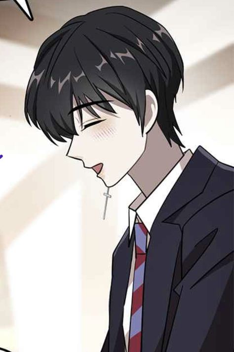 #enhypen dark moon: the blood altar #webtoon by #hybe screenshot episode 5 photo of heli eye smile side profile Smile From The Side Drawing, Side Profile Smile Reference, Smile Side Profile, Smiling Side Profile, Anime Side Profile, Enhypen Dark Moon, Dark Moon The Blood Altar, Eye Smile, Profile Drawing