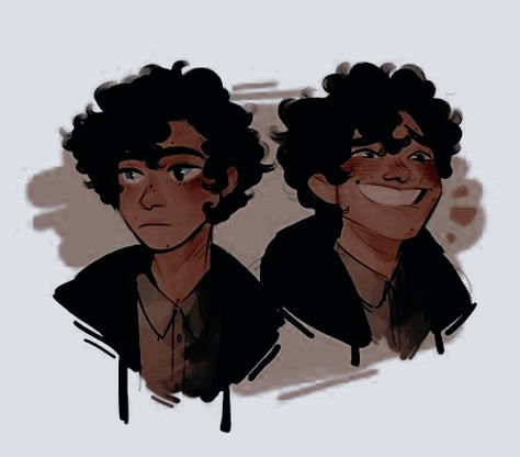 Black Hair Boy, Curly Hair Drawing, Boy Drawing, Boys With Curly Hair, Boy Character, Pretty Drawings, Black Anime Characters, Pinturas Disney, Black Love Art