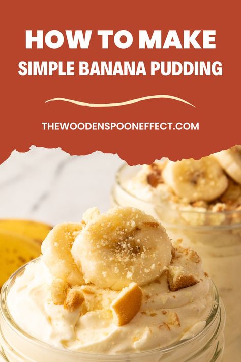 Banana Pudding Banana Pudding With Graham Crackers, Banana Pudding Easy, Vanilla Milkshake Recipe, The Best Banana Pudding, Banana Pudding Ingredients, Banana Pudding From Scratch, Easy Banana Pudding Recipe, Instant Banana Pudding, Homemade Vanilla Pudding