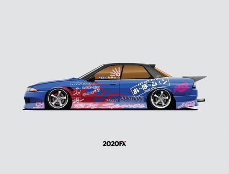 Drift Livery Design, Drift Livery, Carx Drift Racing, Jdm Engines, Skyline R32, Car Sticker Design, Vinyl Wrap Car, Japanese Domestic Market, Racing Car Design