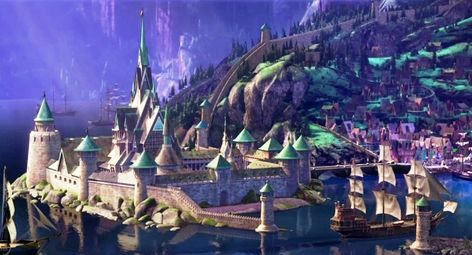 Arendelle Castle (Frozen) Arendelle Frozen, Hans Frozen, Frozen Castle, Frozen 2013, Walt Disney Animation Studios, Walt Disney Animation, Frozen Disney, Disney Castle, Disney Kids