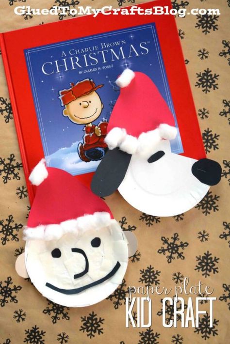 Christmas Charlie Brown & Snoopy - Kid Craft Christmas Charlie Brown, Snoopy Kids, A Charlie Brown Christmas, Charlie Brown Christmas Tree, Charlie Brown Snoopy, Kids Christmas Party, Peanuts Christmas, Brown Christmas