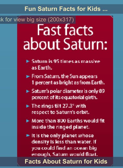 3rd Grade Science Projects, Facts About Saturn, Saturn Solar System, Astronomy Magazine, Ringed Planet, Planet Project, Solar System Projects, Saturn Planet, Really Good Comebacks