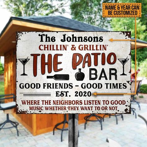 Boat Bar Ideas, 4x4 Projects, Grilling Patio, Metal Pool, Custom Porch, Grill Sign, Backyard Signs, Patio Signs, Outside Projects