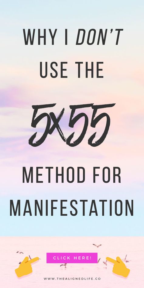 One of the HOTTEST manifestation technique trends is the 5x55 Method. However it's NOT something I like to use and today I'm telling you why! Find out more on YouTube | thealignedlife.co | manifestation video, law of attraction video, tips, tricks | #thealignedlife #manifestation #manifesting #5x55 Soulmate Affirmations, Video Tips, Wealth Dna, Law Of Attraction, Soulmate, Affirmations