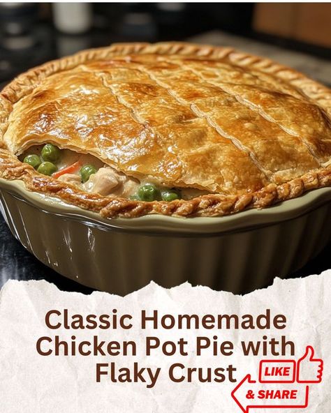 Chicken Pot Pie Crust, Homemade Pot Pie, Pot Pie Recipe Easy, Turkey Pot Pie Recipe, Easy Chicken Pot Pie Recipe, Leftover Veggies, Creamy Chicken Pot Pie, Food For Dinner, Best Chicken Pot Pie