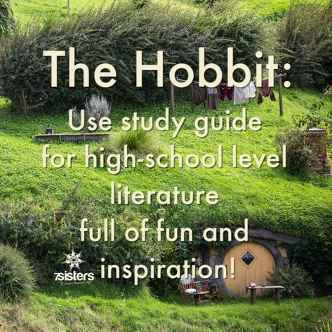 The Hobbit Book Study, The Hobbit Unit Study, Hobbit Unit Study, Literature Unit Studies, Homeschool Curriculum Planning, Post Reading Activities, Literature Study Guides, Literature Study, High School Literature