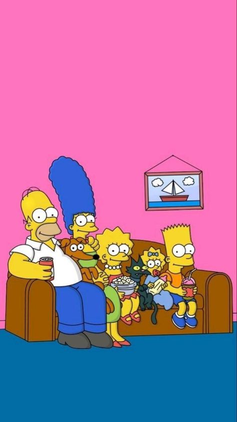 Simpsons Wallpaper, The Simpsons Family, Simpson Wallpaper Iphone, Simpsons Drawings, Simpsons Characters, Supreme Wallpaper, Simpsons Art, Matt Groening, The Simpson