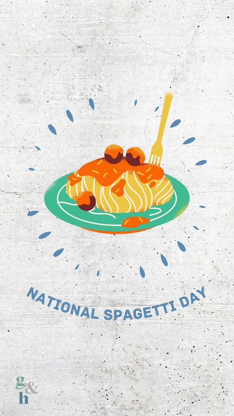 Jan. 4 is National Spaghetti Day, and outside of marinara sauce, there are many ways to enjoy this stringy delicacy 🍝 Discover at the link in pin some fun facts about the origins of the pasta dish, its evolution, and how spaghetti made it to the U.S. 😋 National Spaghetti Day, National Pasta Day, Family Fun Night, Pasta Lover, Drying Pasta, Italian Cooking, Spaghetti And Meatballs, Crushed Red Pepper Flakes, Pasta Dish