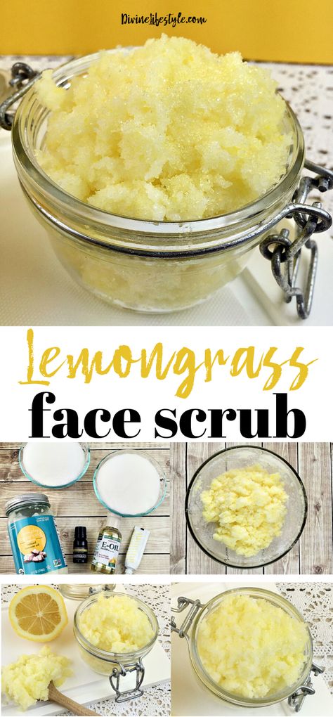 Homemade Exfoliator, Face Scrub Recipe, Diy Face Scrub, Sugar Scrub For Face, Essential Oils For Face, Natural Face Care, Body Scrub Recipe, Homemade Scrub, Sugar Scrub Recipe