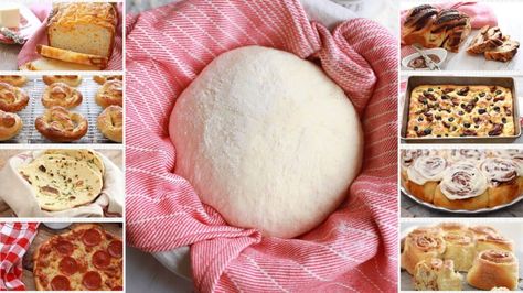 Crazy Dough: One Easy Bread Recipe with Endless Variations Best Baking Recipes, Crazy Dough, Gemma Stafford, Crazy Bread, Easy Bread Recipe, Homemade English Muffins, Best Baking, Bigger Bolder Baking, Make Bread