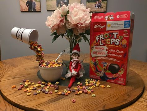 Elf On The Shelf Cereal, Free Boxes, On The Shelf, Elf On The Shelf, Cereal, Elf, Shelves