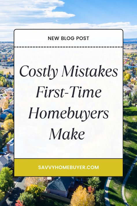 Don’t fall victim to the typical first time home buyer mistakes. Educate yourself on the home buying process. Become a savvy home buyer with these first-time homebuyer tips! 1st Time Home Buyer Checklist, First Time Homebuyer Tips, First Home Buyer Tips, Tips For Buying Your First Home, First Time Home Buyer Checklist To Buy, First House Essentials, Buying A House First Time, First Time Home Buyer Tips, Homebuyer Tips