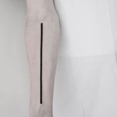 Bold Line Tattoo, Straight Tattoo, Tattoos For Her, Straight Line Tattoo, Vertical Tattoo, Stripe Tattoo, Calf Tattoo Men, Geometric Tattoos, London Tattoo