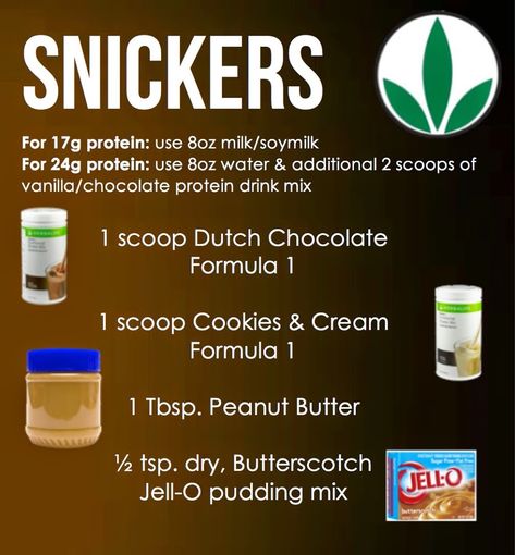 Herbalife Snickers Meal Shake Recipe #core24nutrition Snickers Shake, Herbal Life Shakes, Herbalife Meal Plan, Herbalife Diet, Herbalife Protein, Protein Drink Mix, Herbalife Nutrition Club, Herbalife Shake Recipes, Gym Nutrition