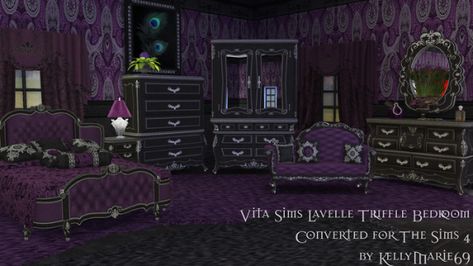 (25) Simply a Sims Player on Tumblr Goth Bedroom, The Sims 3, Sims 2, Sims 3, Bedroom Set, The Sims 4, The Expanse, The Sims, Sims 4