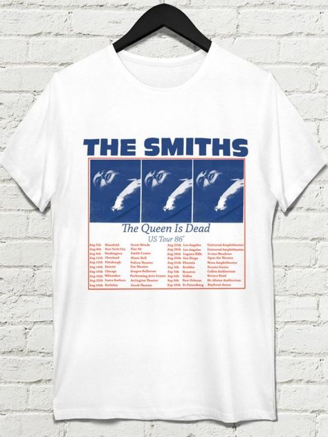 The Smiths T Shirt, The Queen Is Dead, The Smiths, Band Shirts, Tour T Shirts, Trending Tshirts, One By One, Direct To Garment Printer, Quality T Shirts