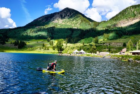 A Zen Morning on Trout Lake Trout Lake Colorado, Lakes In Colorado, Trout Lake, Road Trip To Colorado, Yoga Festival, Explore Colorado, Road Trip Places, Colorado Summer, Group Of Five