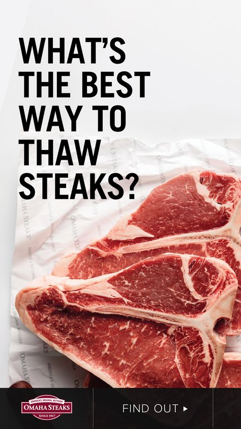 How to Thaw Frozen Steaks How To Defrost Steak Quickly, Steak Tip Recipes, Steaks In Air Fryer, Dinner Recipes Steak, Steak In Air Fryer, Steak Healthy, Healthy Steak, Steak Sides, Steak Salad Recipe