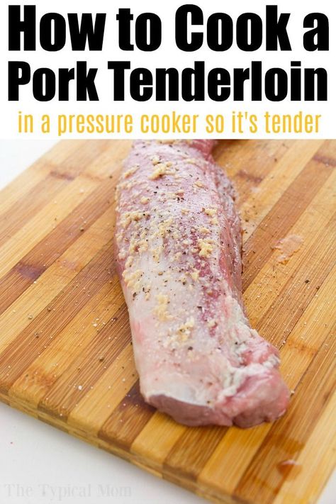 Smithfield Pork Tenderloin, Pork Tenderloin Dry Rub, Tenderloin Slow Cooker, Pork Tenderloin Slow Cooker, French Onion Gravy, Instant Pot Pork Tenderloin Recipe, Instant Pot Pork Tenderloin, Pressure Cooker Pork, Slow Cooker Pork Tenderloin