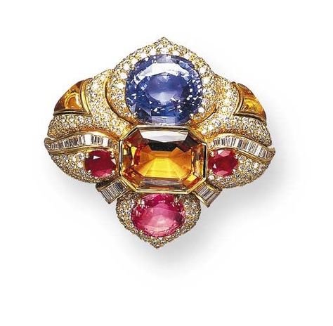 Suzanne Belperron, Bulgari Jewelry, Sapphire Gem, Cut Orange, Diamond Brooch, Colorful Jewelry, Pearl Jewellery Earrings, Fabulous Jewelry, Ring Diamond