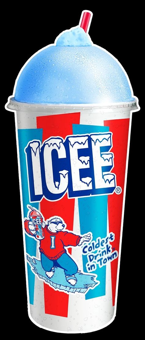 Bebida Ice, Icee Polar Bear, Gas Station Food, Hatch Drawing, Slushie Machine, Glitter Graphics, Gym Inspiration, Blue Raspberry, Birthday Gif