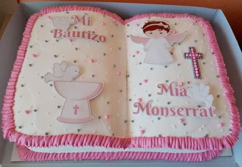 Baptismal Cakes, Quince Cakes, Baptism Cake, Baptism Girl, First Communion, Angeles, Pastel, Cake